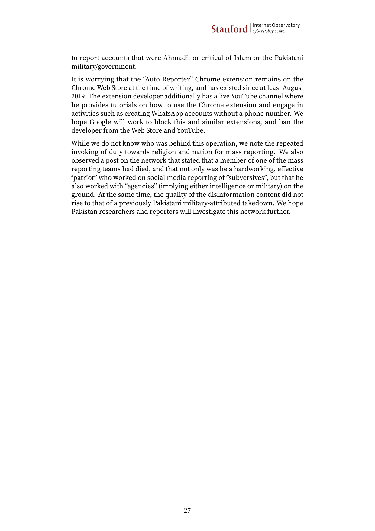 Stanford’s conclusion that the wider controller remained unknown