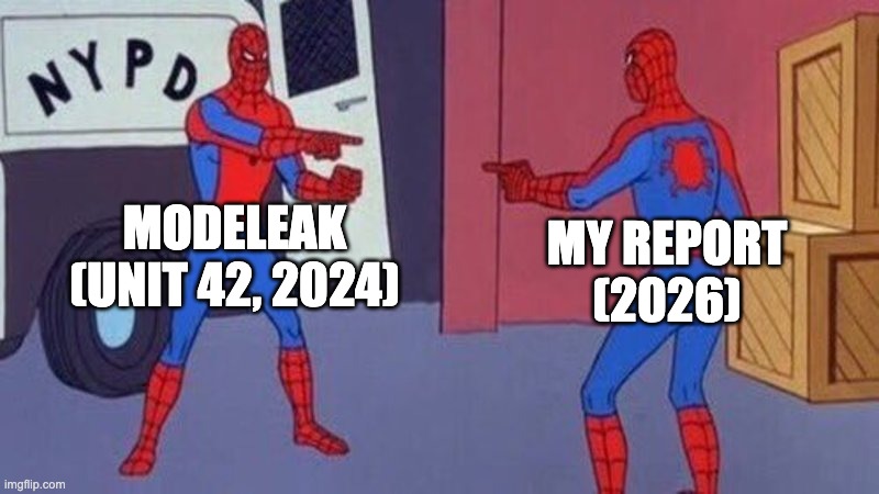 ModeLeak 2024 vs my 2026 report, same bug
