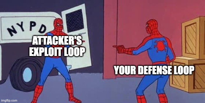 same loop, opposite intent